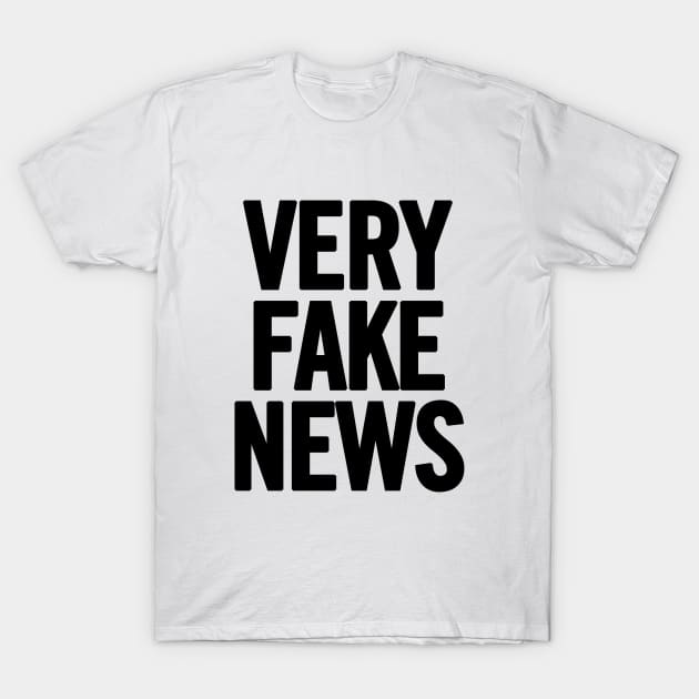 Very Fake News T-Shirt by sergiovarela